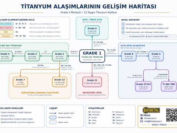 Titanyum Alaşımlarının Gelişim Haritası